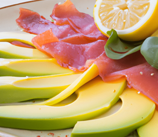 Il carpaccio di salmone con avocado e agrumi è un piatto semplice e veloce da preparare. Il carpaccio di salmone con avocado e agrumi è un piatto molto estetico e colorato