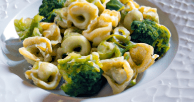 I Tortellini con Broccoli sono un piatto delizioso e salutare che combina la morbidezza dei tortellini ripieni con la freschezza dei broccoli.