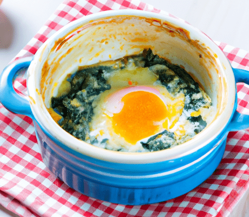  Le uova in cocotte con spinaci e formaggio offrono una combinazione irresistibile di sapori, nutrienti e facilità di preparazione.